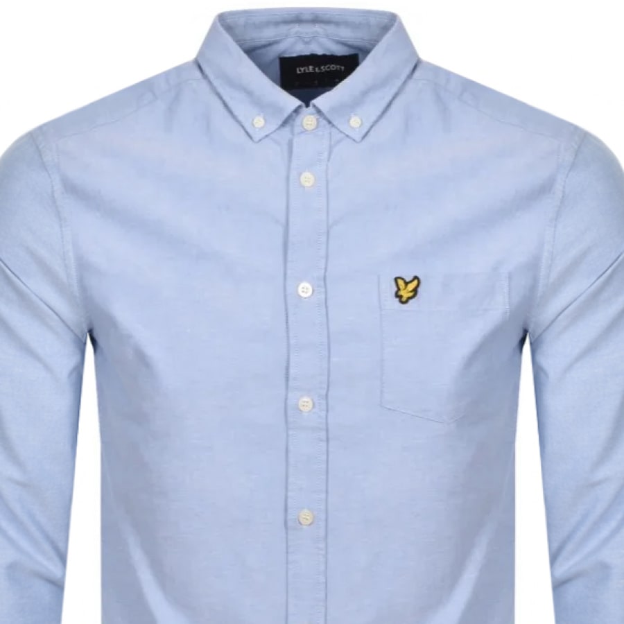 Alternative Image for ProductLyle And Scott Long Sleeve Oxford Shirt Blue2